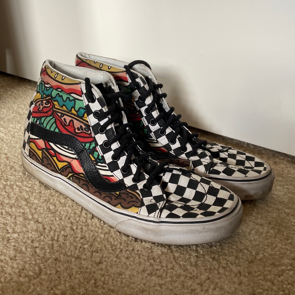 vans classic high top hamburger
